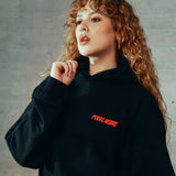 BLACK - RED DOG HOODIE