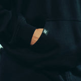 BLACK - RED DOG HOODIE